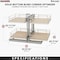 Rev-A-Shelf Steel, Light Brown, 32.62 in W, 23.66 in H, 20.4 in L, Light Brown 53PSPE-18SC-MP - alternate 2